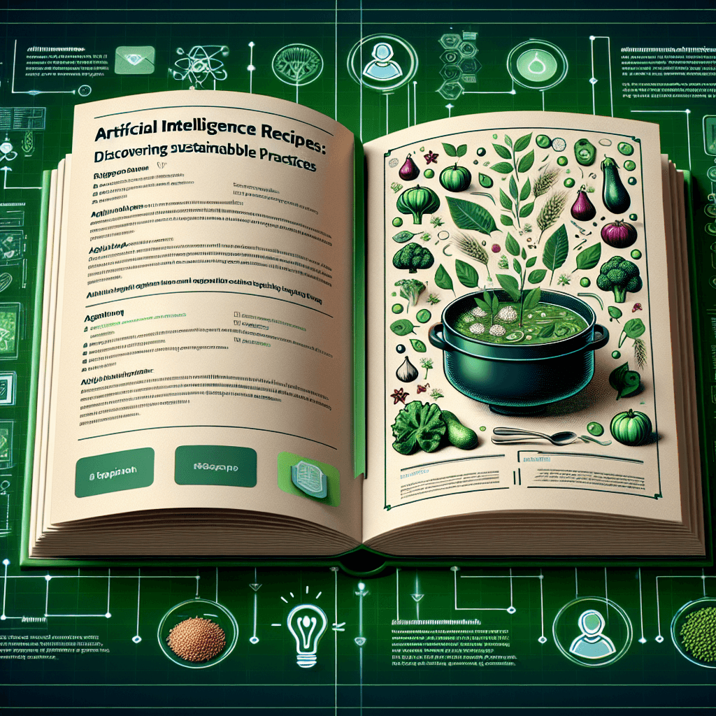 Artificial Intelligence Recipes: Discovering Sustainable Cooking Practices with Artificial Intelligence Recipes