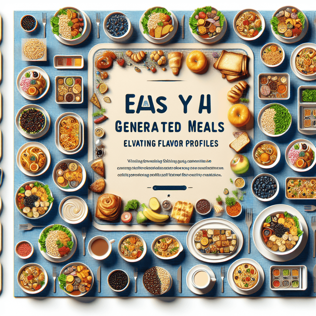 Easy Ai Generated Meals: Elevating Flavor Profiles with Easy Ai Generated Meals