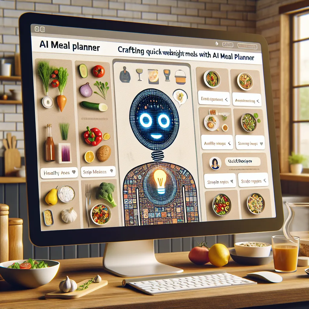 Ai Meal Planner: Crafting Quick Weeknight Meals with Ai Meal Planner