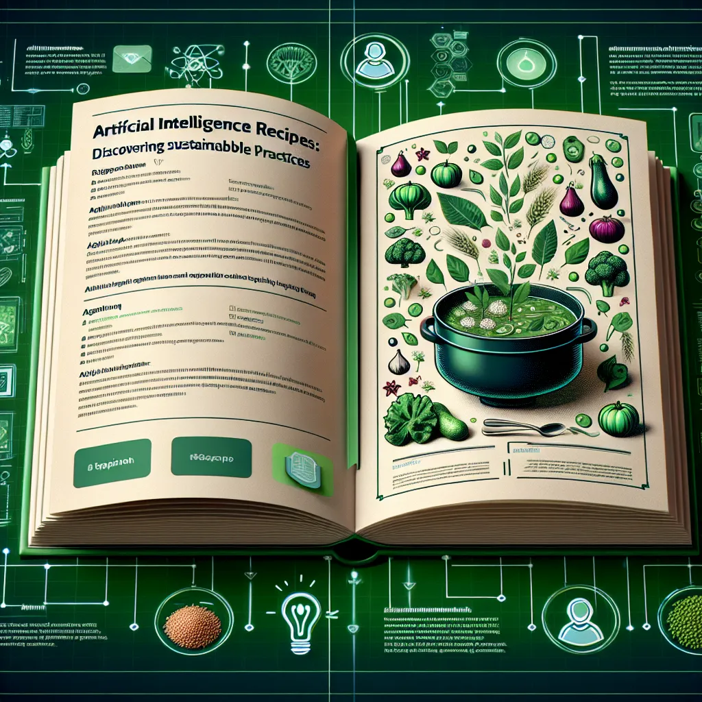 Artificial Intelligence Recipes: Discovering Sustainable Cooking Practices with Artificial Intelligence Recipes
