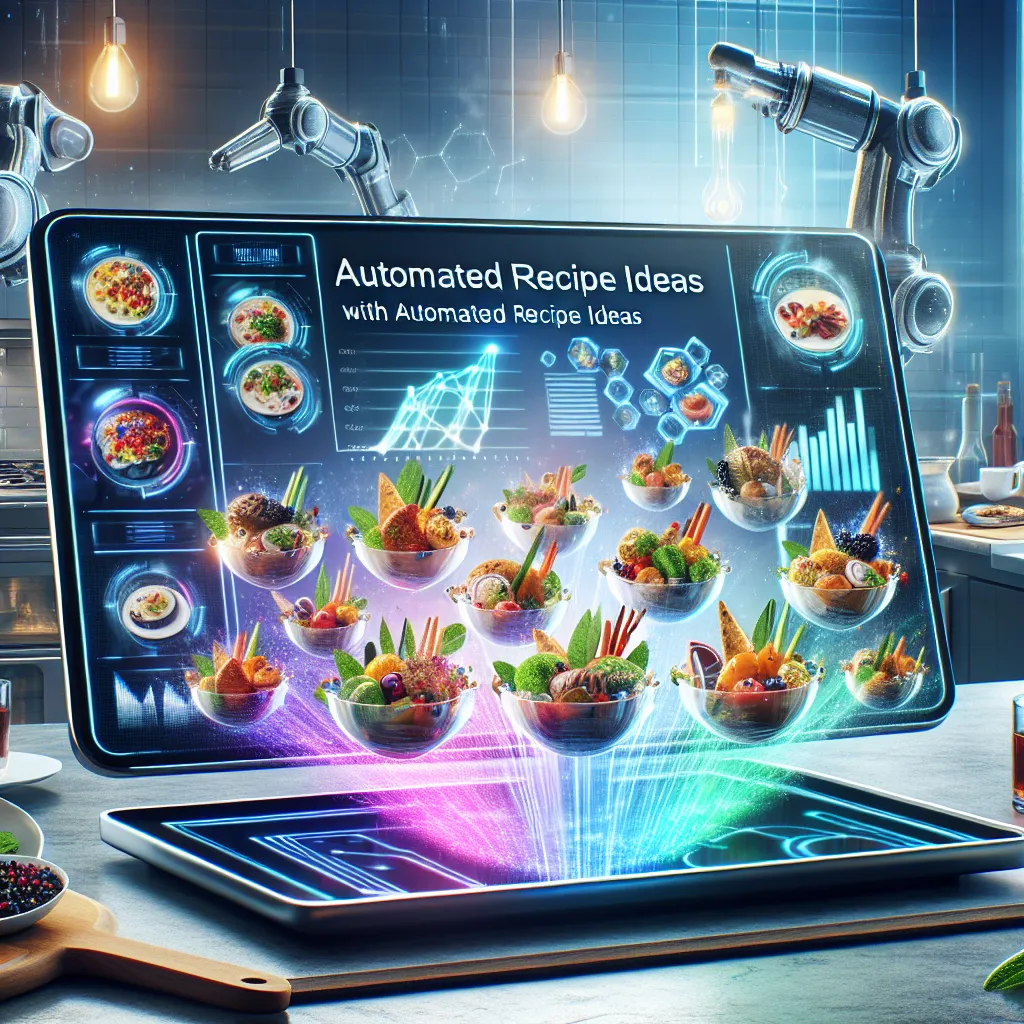 Automated Recipe Ideas: Elevating Flavor Profiles with Automated Recipe Ideas