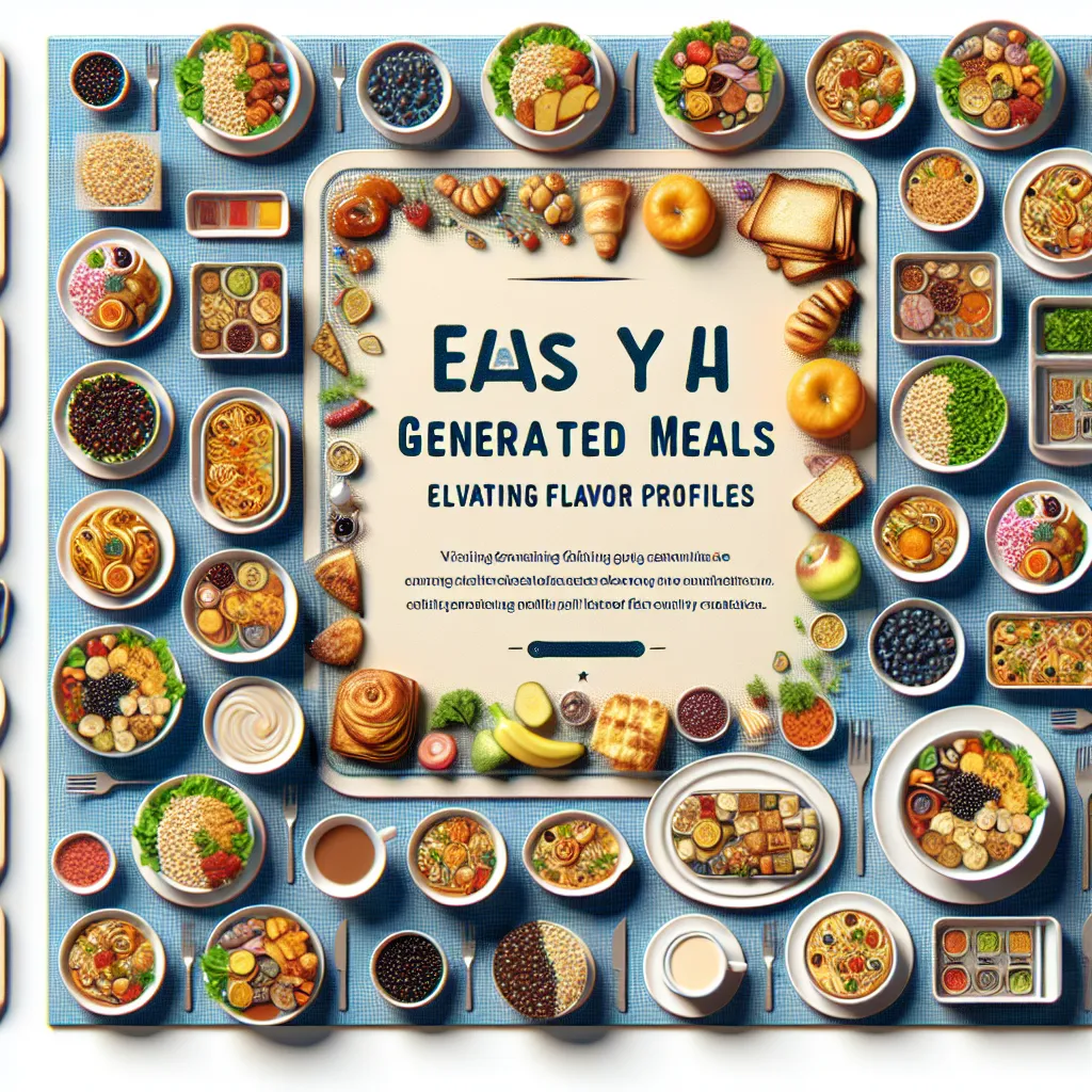 Easy Ai Generated Meals: Elevating Flavor Profiles with Easy Ai Generated Meals
